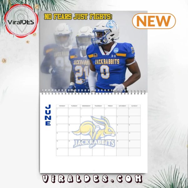 South Dakota State Jackrabbits 2025 Happy New Year Calendar