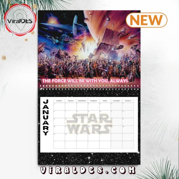 Star Wars 2025 Happy New Year Calendar