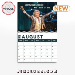 Rod Stewart 2025 Happy New Year Calendar