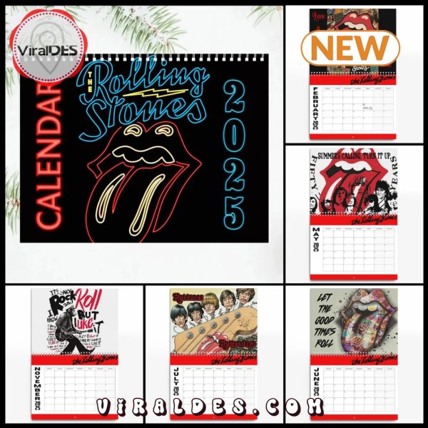 The Rolling Stones 2025 Happy New Year Calendar