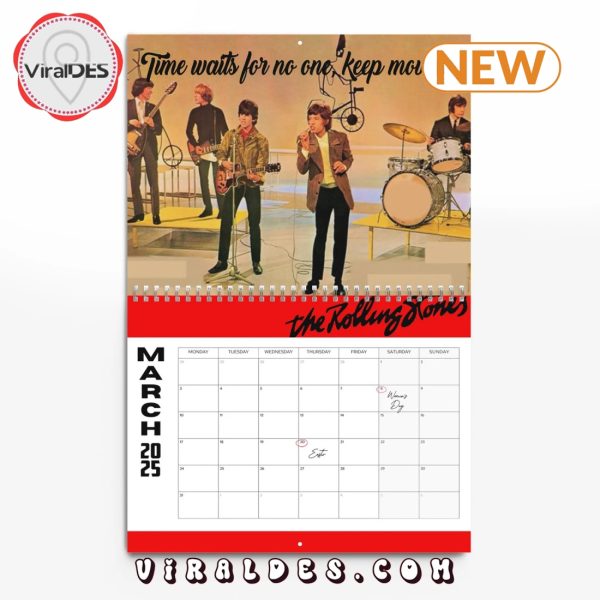 The Rolling Stones 2025 Happy New Year Calendar