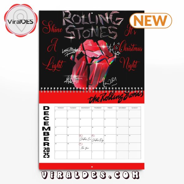 The Rolling Stones 2025 Happy New Year Calendar