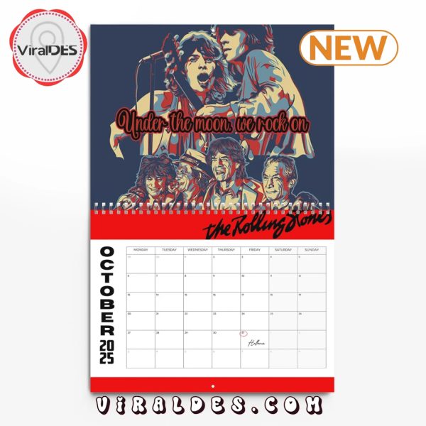 The Rolling Stones 2025 Happy New Year Calendar