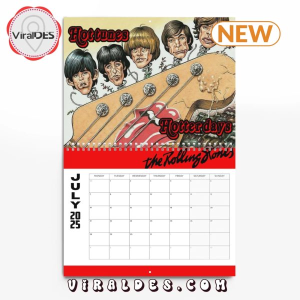 The Rolling Stones 2025 Happy New Year Calendar