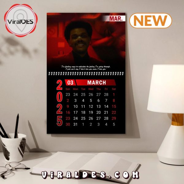 The Weeknd 2025 Happy New Year Calendar