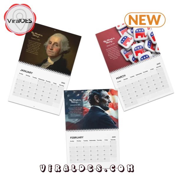 This Month in American History 2025 Calendar