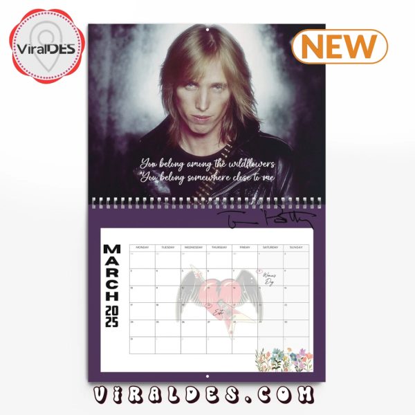 Tom Petty 2025 Happy New Year Calendar