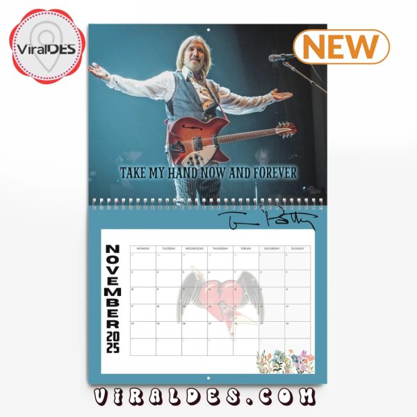 Tom Petty 2025 Happy New Year Calendar