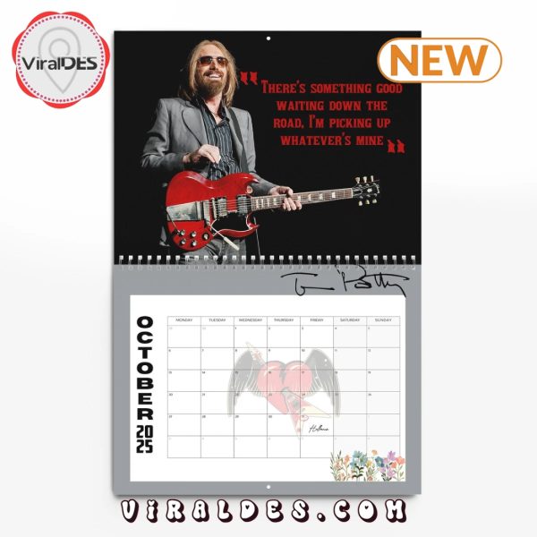 Tom Petty 2025 Happy New Year Calendar