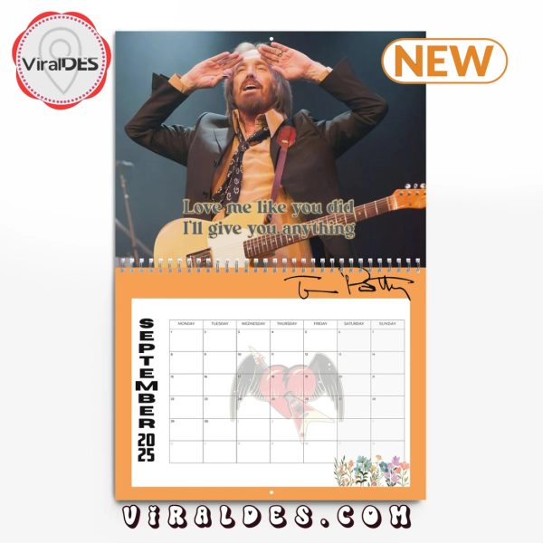 Tom Petty 2025 Happy New Year Calendar