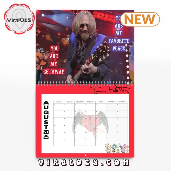 Tom Petty 2025 Happy New Year Calendar