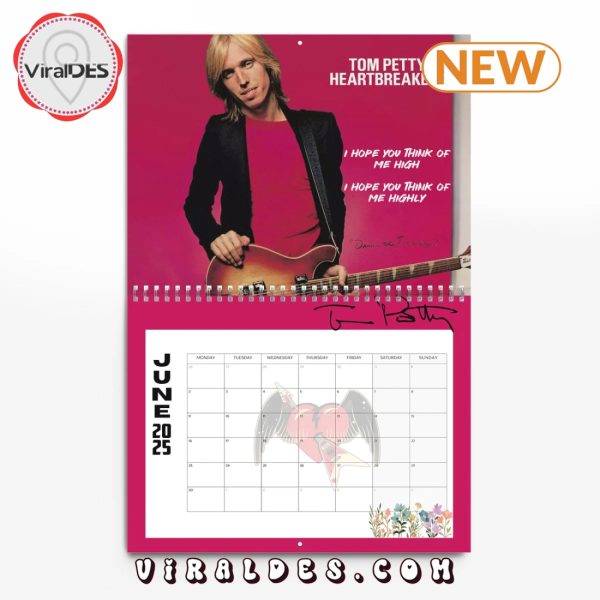 Tom Petty 2025 Happy New Year Calendar