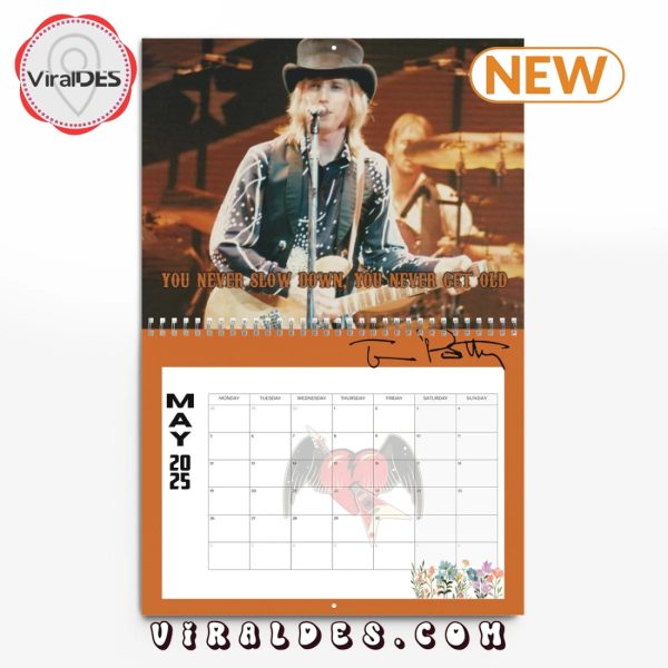 Tom Petty 2025 Happy New Year Calendar