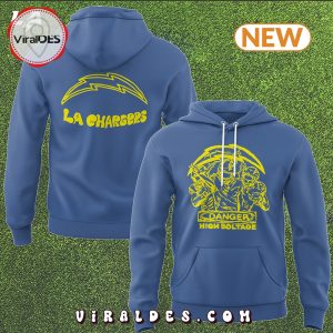 Los Angeles Chargers Navy Cold Hoodie, Jogger, Cap