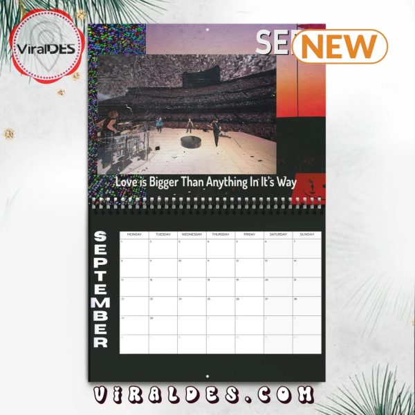 U2 2025 Happy New Year Calendar