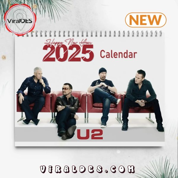 U2 2025 Happy New Year Calendar