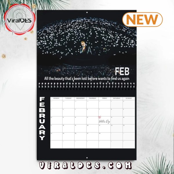 U2 2025 Happy New Year Calendar