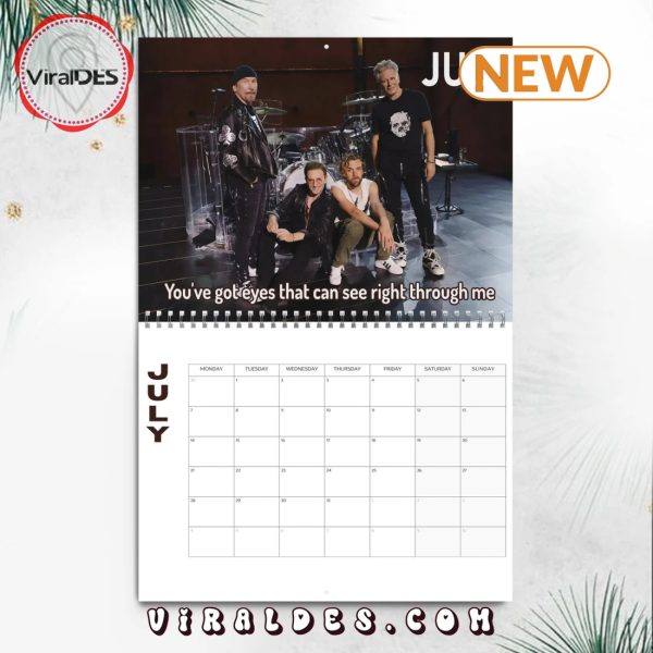 U2 2025 Happy New Year Calendar