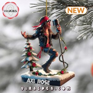 Axl Rose Christmas Ornaments