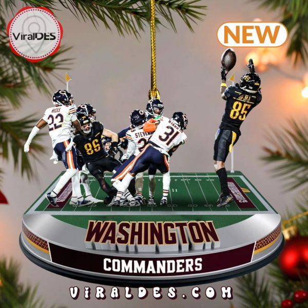 Washington Commanders Christmas Ornaments