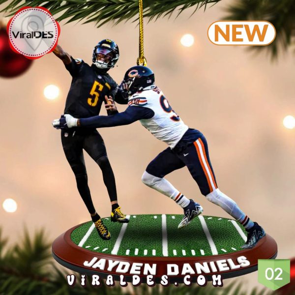 Washington Commanders Jayden Daniels Ornaments