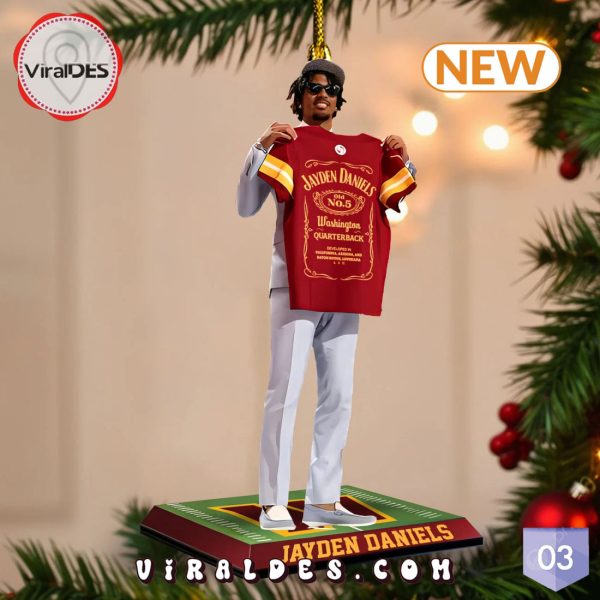 Washington Commanders Jayden Daniels Ornaments