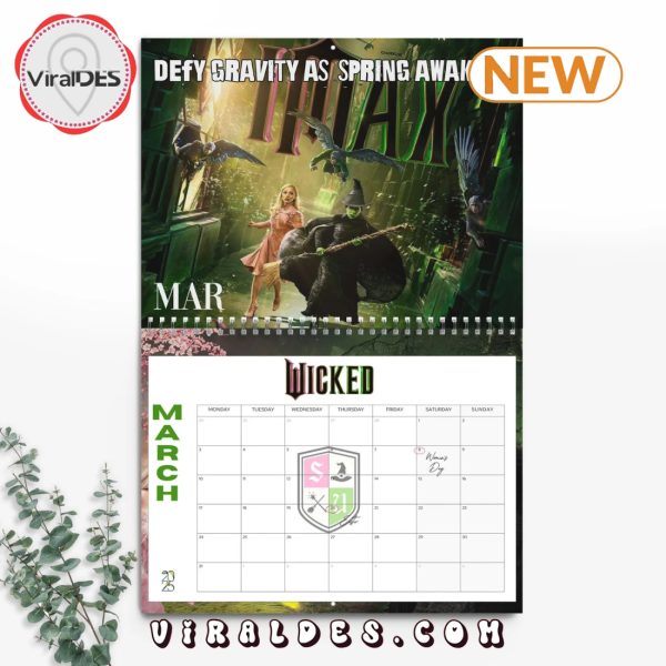 Wicked 2025 Happy New Year Calendar