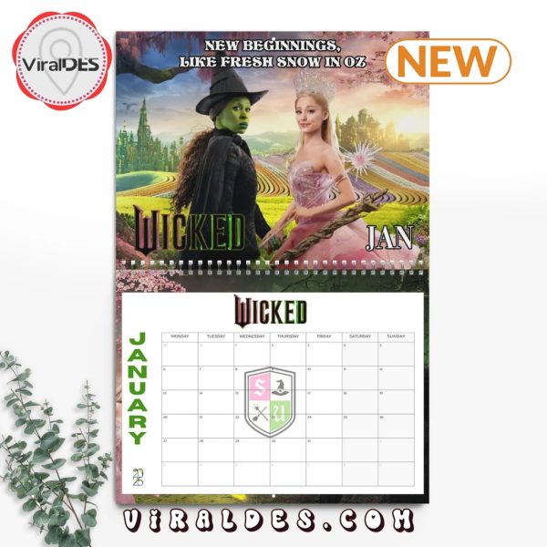 Wicked 2025 Happy New Year Calendar