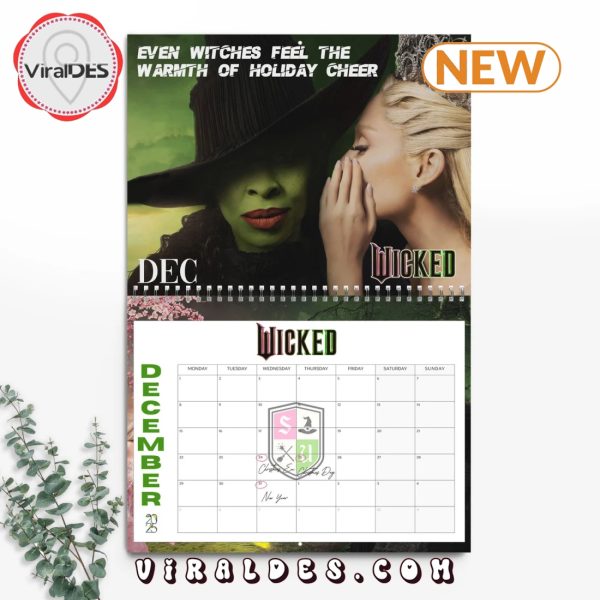 Wicked 2025 Happy New Year Calendar