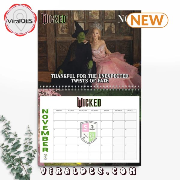 Wicked 2025 Happy New Year Calendar