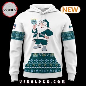 Philadelphia Eagles x Happy Hanukkah Christmas Hoodie, Jogger, Cap