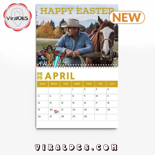 Yellowstone 2025 Happy New Year Calendar