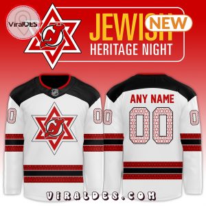 New Jersey Devils Jewish Heritage Night 2024 Hockey Jersey