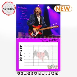 Tom Petty 2025 Happy New Year Calendar