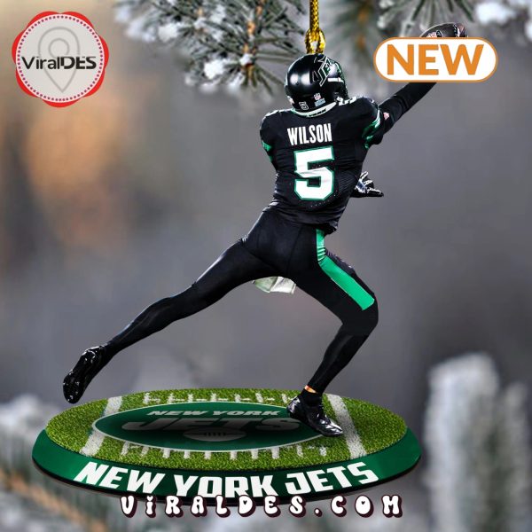 Zach Wilson x New York Jets 2024 Christmas Ornaments