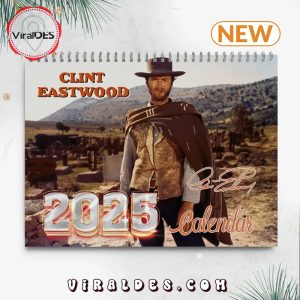 Clint Eastwood 2025 Happy New Year Calendar