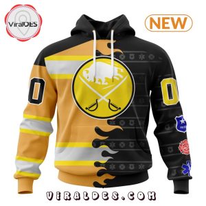 Custom NHL Buffalo Sabres 2025 First Responders Hoodie