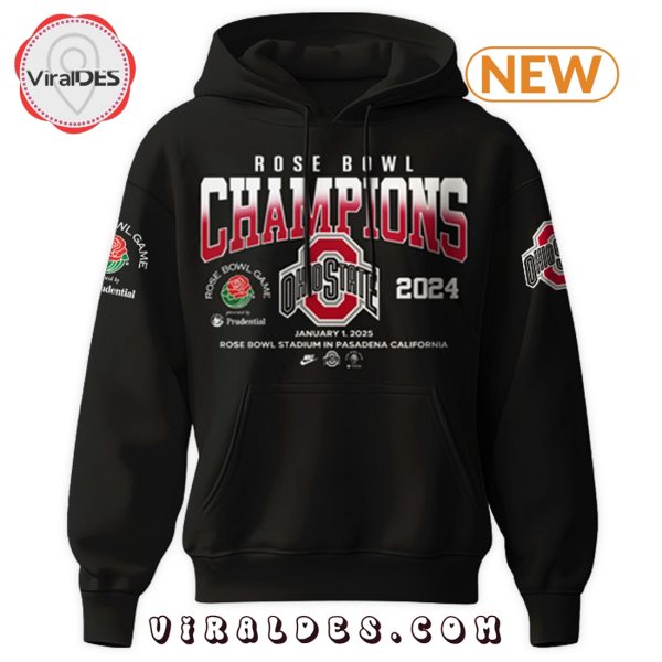 2025 Ohio State Buckeyes Rose Bowl Champions Hoodie