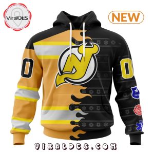 Custom NHL New Jersey Devils 2025 First Responders Hoodie