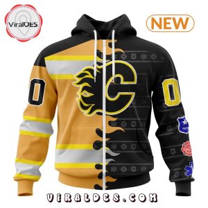 Custom NHL Calgary Flames 2025 First Responders Hoodie