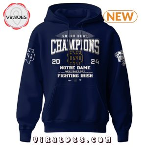 Notre Dame 2025 Sugar Bowl Champions Hoodie, Cap