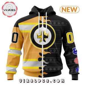 Custom NHL Winnipeg Jets 2025 First Responders Hoodie