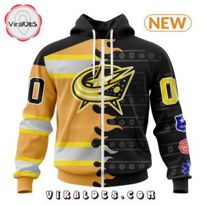 Custom NHL Columbus Blue Jackets 2025 First Responders Hoodie