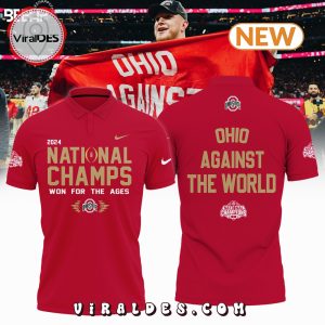 Ohio State Buckeyes – Ohio Against The World Red Polo