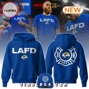 Los Angeles Rams x Los Angeles Fire Department Hoodie, Jogger, Cap