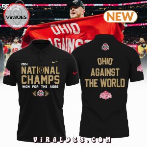 Ohio State Buckeyes – Ohio Against The World Black Polo