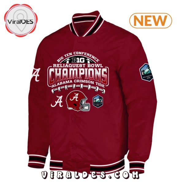 Alabama Crimson Tide ReliaQuest Bowl Champions Baseball Jacket