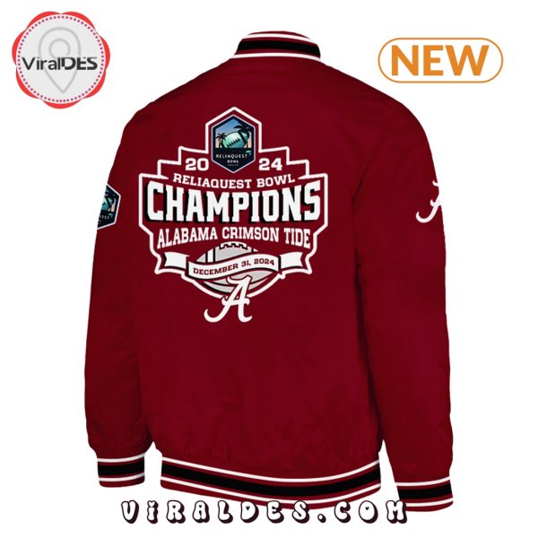 Alabama Crimson Tide ReliaQuest Bowl Champions Baseball Jacket