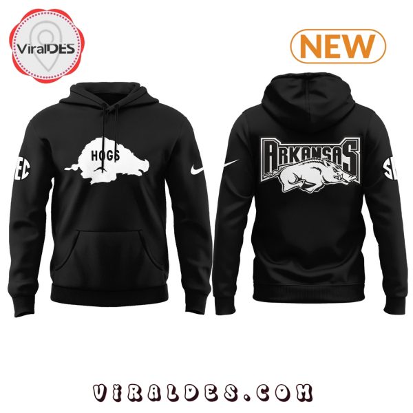 Arkansas Razorbacks HOGS Black Hoodie, Jogger