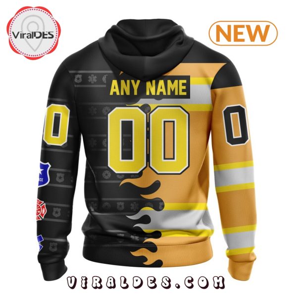 Custom NHL New Jersey Devils 2025 First Responders Hoodie